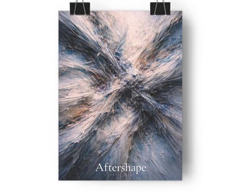 AFTERSHAPE – Słowo na moment, gdy ktoś odszedł, ale wciąż jest wszędzie (pobranie cyfrowe, wydruk artystyczny o żałobie, język straty)