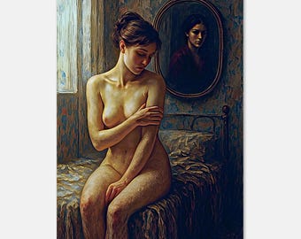 Lámina artística surrealista emocional: Disociación, cuerpo e identidad