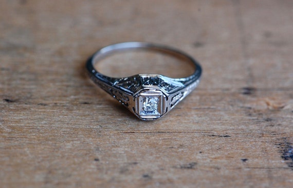 bague diamant art deco 1930 bague diamant art deco 1930