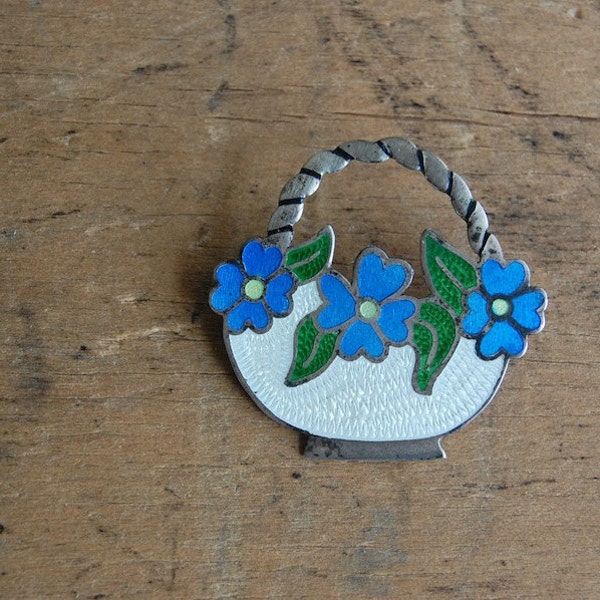 vintage Mexican brooch / 1940s jewelry / MAY DAY