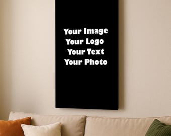 Custom Tempered Glass Wall Art, Personalized Photo Gift, Modern Home Decor