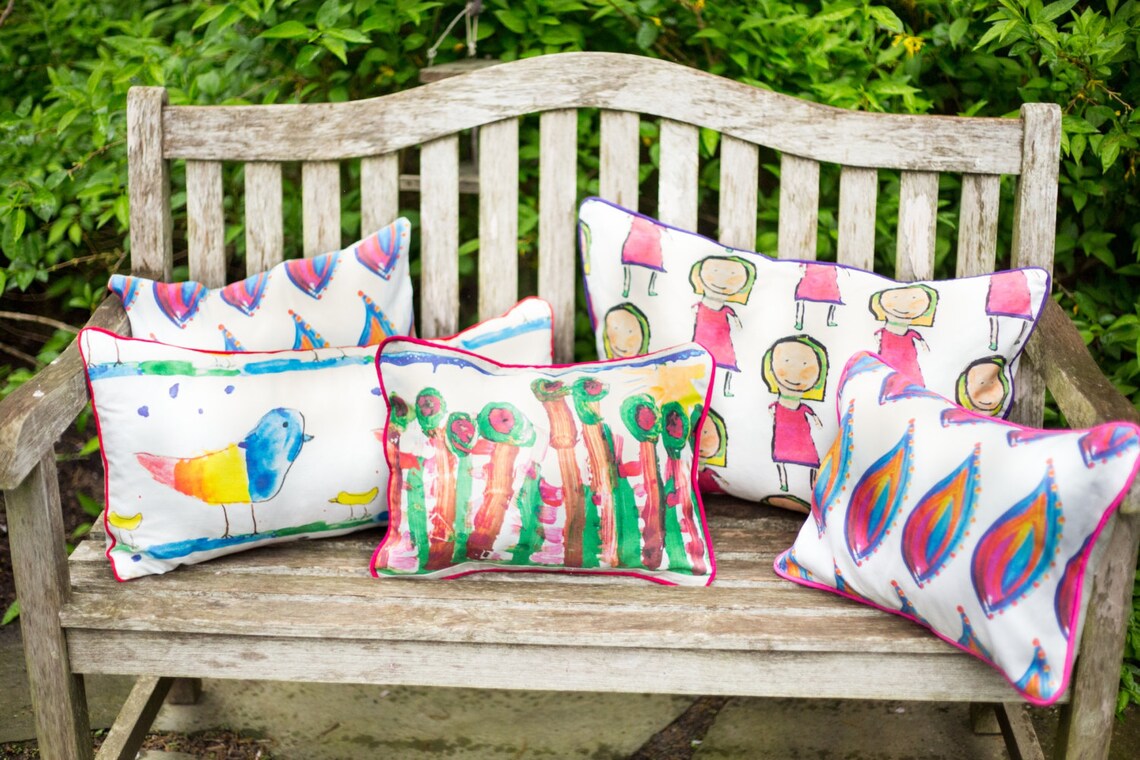 Turning Paintings into Pillows One x1 CUSTOM Decorative Etsy