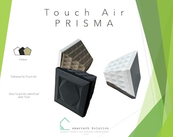 Loxone Touch Air Stand, carcasa de escritorio impresa en 3D, modelo PRISMA