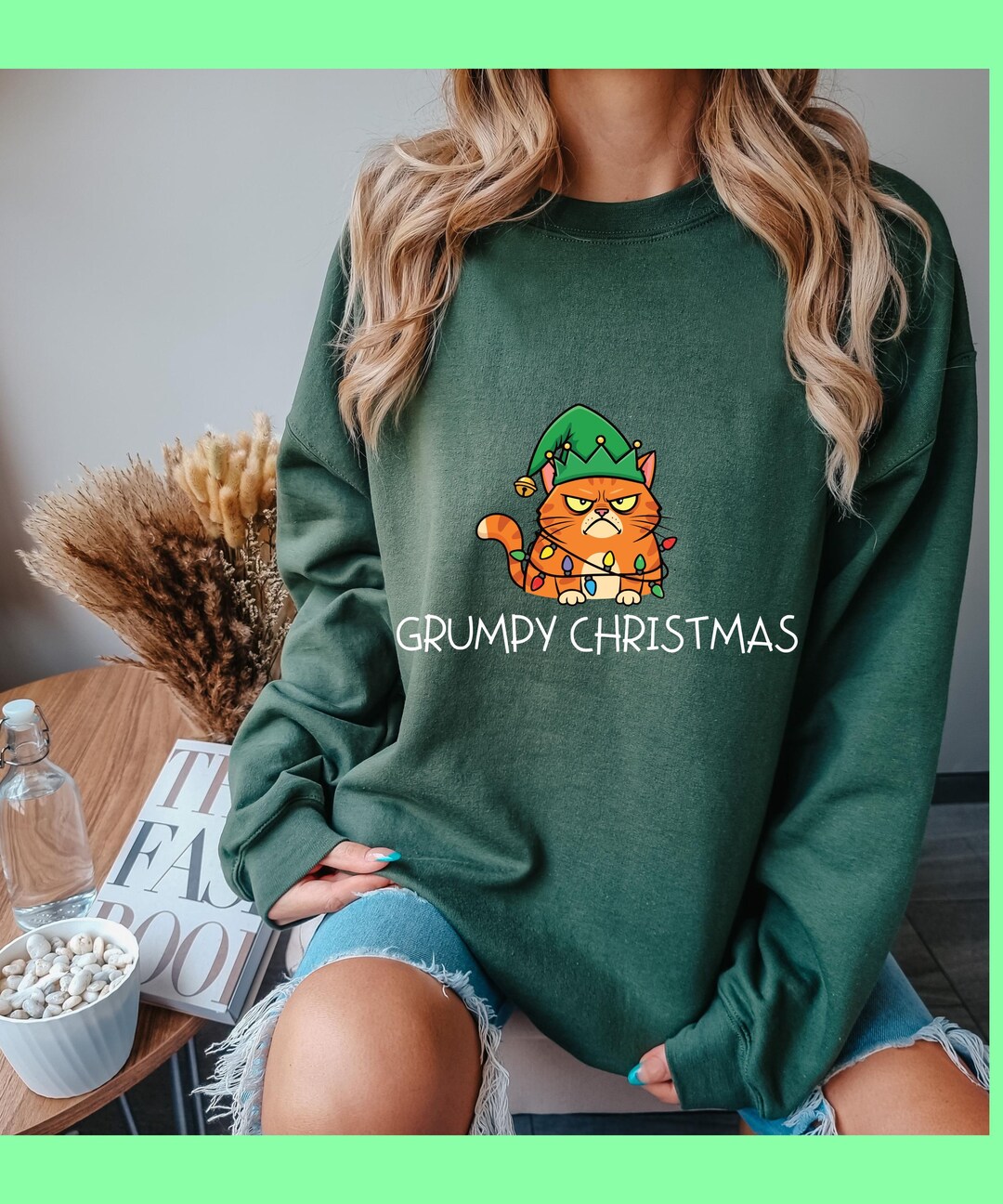 Grumpy Christmas, Funny Christmas Jumper, Weihnachtspullover, Christmas ...