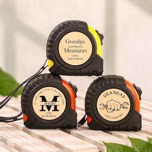 Personalized Tape Measure,Dad Gifts From Daughter,Custom Engraved Tape Measure,Fathers Day Gifts,Personalized Gifts For Husband,Grandpa Gift