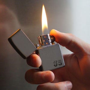 Personalized Groomsmen Lighters,Mens Gift,Lighters for Groomsman,Custom Monogram Lighter With Case,Anniversary Gift,Groomsmen Gifts,Lighter
