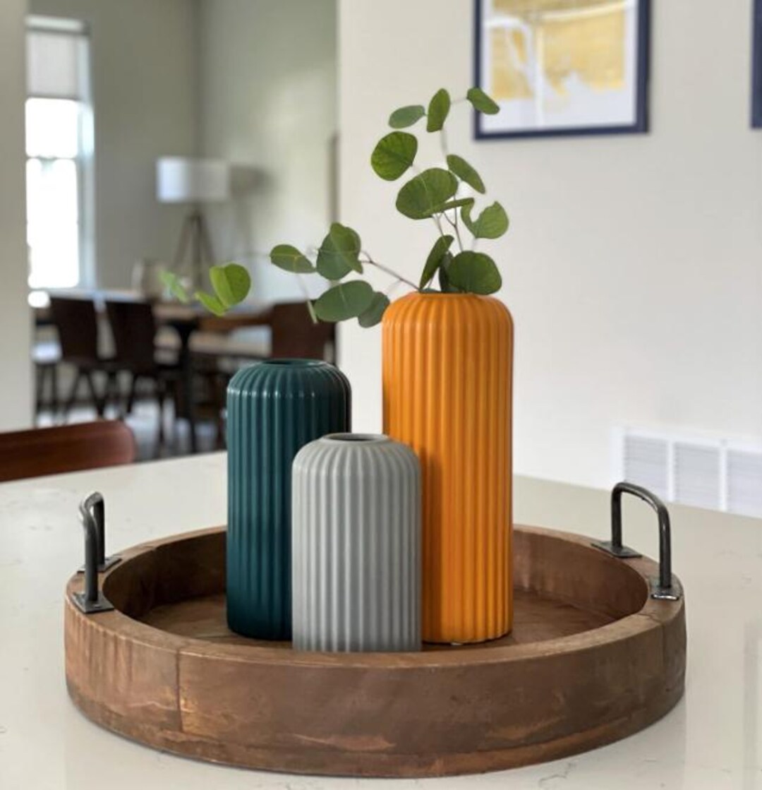 Ceramic Bud Vase Handmade, Small Flower Vase Pottery, Modern Minimalist ...