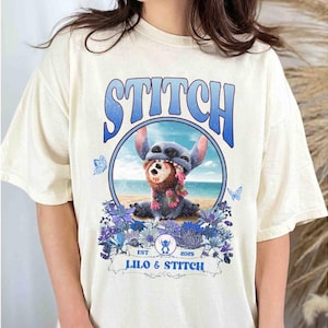 Lilo and stitch 2025 png, magical castle png, new movie png, blue monster, summer png, family vacation png, png file