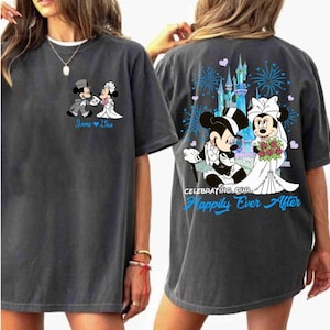 Disney Jame et Lisa Png, Couple Mickey Minnie assorti Png, Lune de miel Disney Png, Anniversaire de mariage Minnie Png
