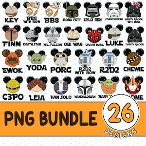 StarWars Png Bundle, StarWars All Characters Bundle PNG, StarWars Png, Darth Vader Png, Baby Yoda Png,Mandalorian Png, Family Vacation 2025