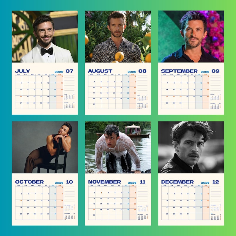 Jonathan 2026 Calendar Bailey 2026 Wall Calendar New Year Gift For Il Ma3y 