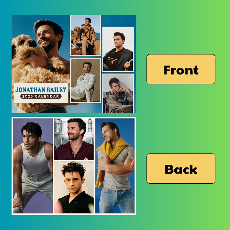 Jonathan 2026 Calendar Bailey 2026 Wall Calendar New Year Gift For Il Axr1 