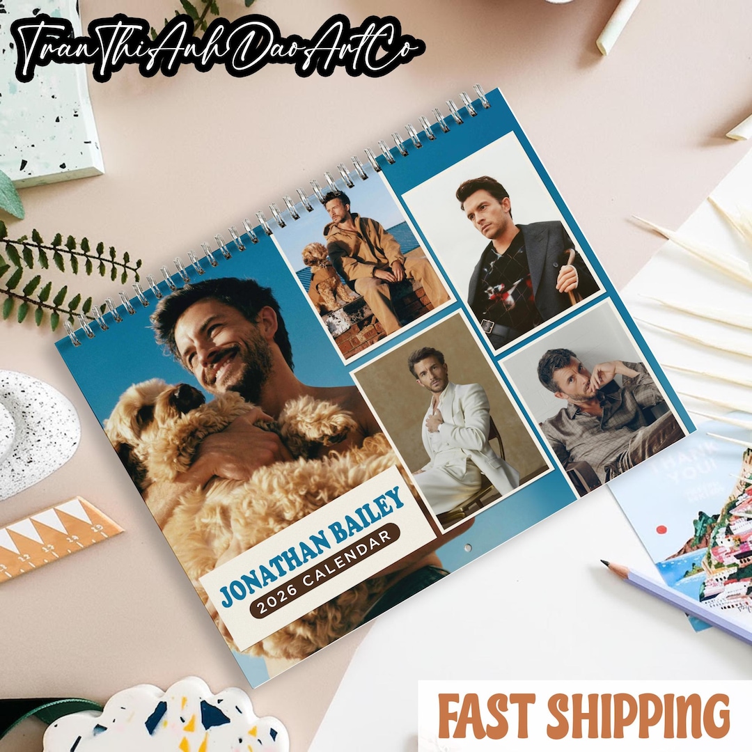 Jonathan 2026 Calendar Bailey 2026 Wall Calendar New Year Gift For Il Rogz 