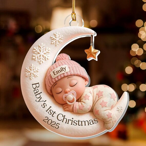 Personalised Couple Christmas Ornaments - UK