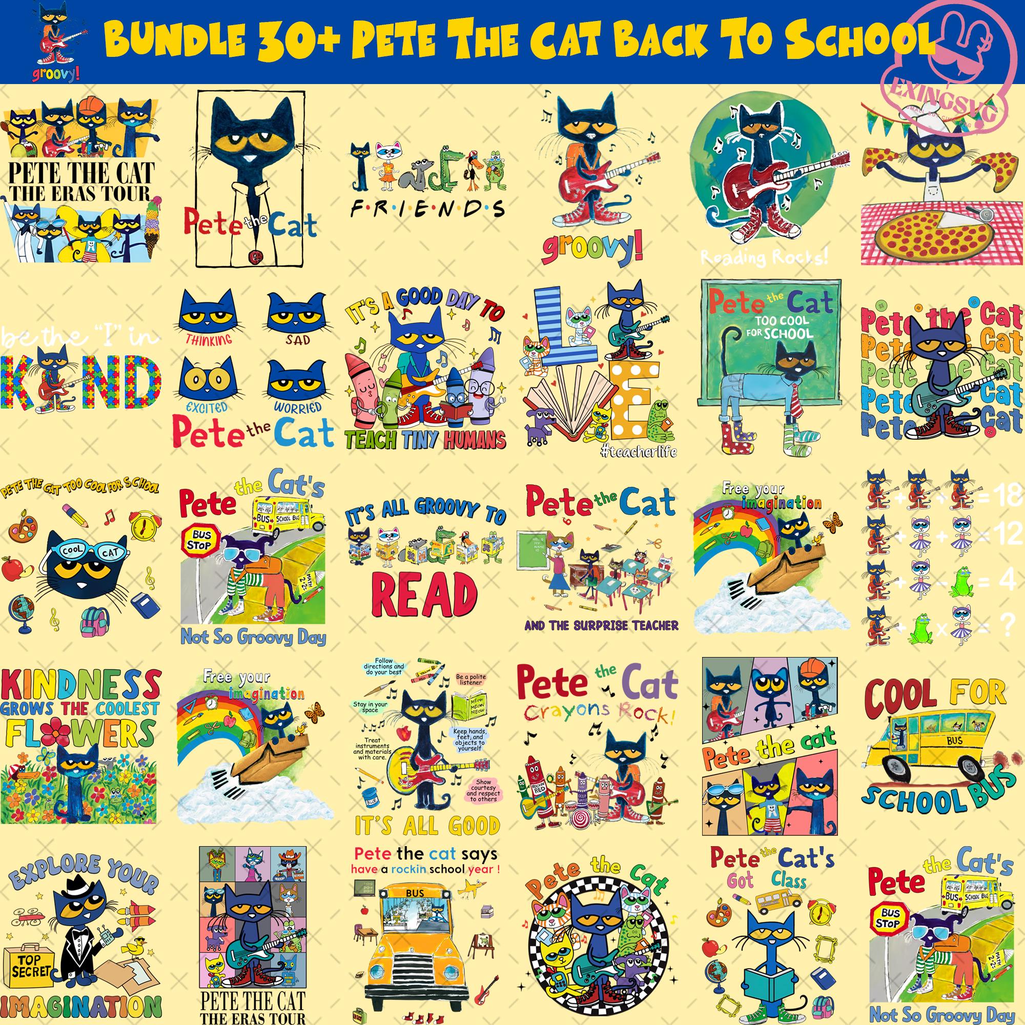 Pete the cat clipart - Etsy México, image size:2000x2000