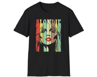 ブロンディ レトロ ポップアート Tシャツ：ヴィンテージ 70 年代スタイル グラフィック T シャツ