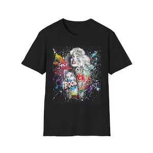 Marilyn Monroe Pop Art Graphic Tee - Retro Hollywood Unisex Shirt