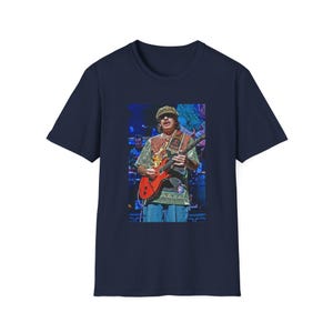 Retro Carlos Santana T-Shirt: 70s Rock Band Graphic Tee