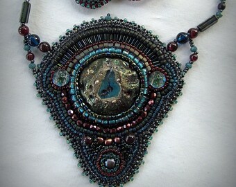 Bead Embroidery Necklace