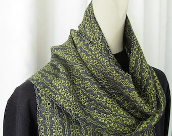 Hand Woven Tencel and Cotton Scarf