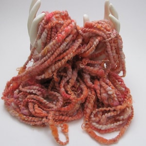 Peachy Pink Bulky Art Yarn