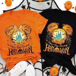 SALE Disney Mickey&#39;s Not So Scary Halloween Party 2025 T Shirt, Halloween Family Matching Shirt, Mickey Minnie Halloween Tee, Halloween Tee