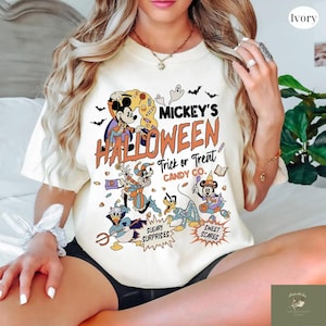 Vintage Mickey and Friends Halloween Png, Trick Or Treat Disney Halloween Png, WDW Disneyland Mickey&#39;s Not So Scary Halloween Party 2025