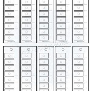 Simple rectangle mystery coloring chart