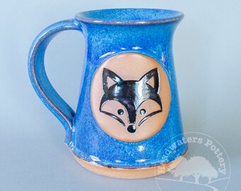 Handmade Fox mug, Fox Hunting, Equestrian Mug, Foxhunter