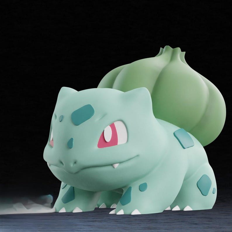 Life-size Bulbasaur Figure – 3D Printed Pokémon Statue – DIY Assembly ...