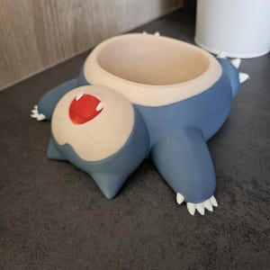 Snorlax Pokémon Planter – 3D Printed Succulent Pot, Pen Holder