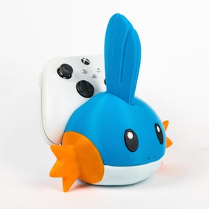 3D Printed Mudkip Controller Stand – Pokémon Gamepad Dock, Water Starter Gift image 4