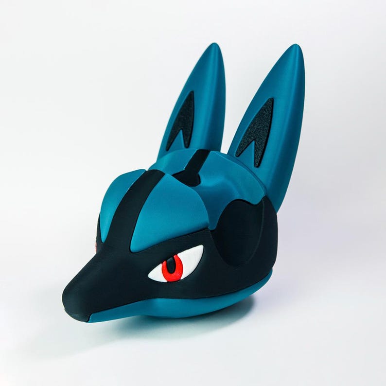 Soporte para mando de Lucario impreso en 3D – Decoración para gamers de Pokémon imagen 3