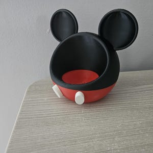 Mickey Mouse Flower Pot – 3D Printed Disney Jewelry Holder & Planter