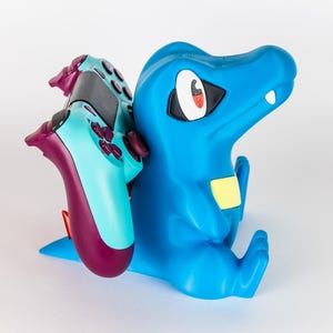 Totodile Controller Stand – 3D Printed Pokémon Gamepad Dock image 2