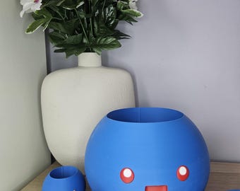 Jardinière Pokémon étrange - Pot de succulentes imprimé en 3D, cadeau geek