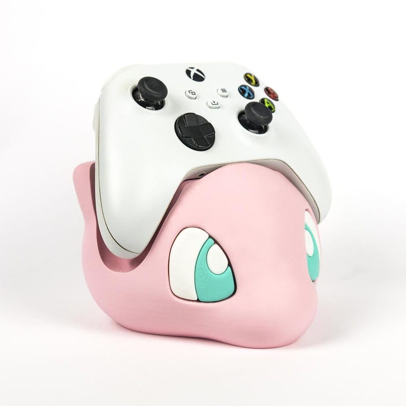 Soporte para mando de Mew: soporte para mando de Pokémon impreso en 3D, decoración para escritorio de juegos imagen 3