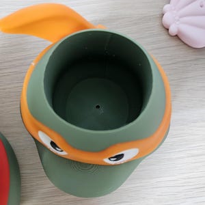 Ninja Turtles Pen Holder & Planter – 3D Printed TMNT Desk Organizer | 4 Designs image 3