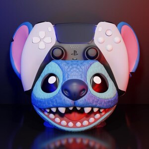 3D Printed Stitch Controller Stand – Disney Gamer Gift image 5
