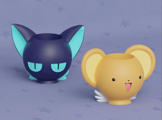 Kero & Spinel Sun Planter – Cardcaptor Sakura Pen Holder Kero Suppi Pot
