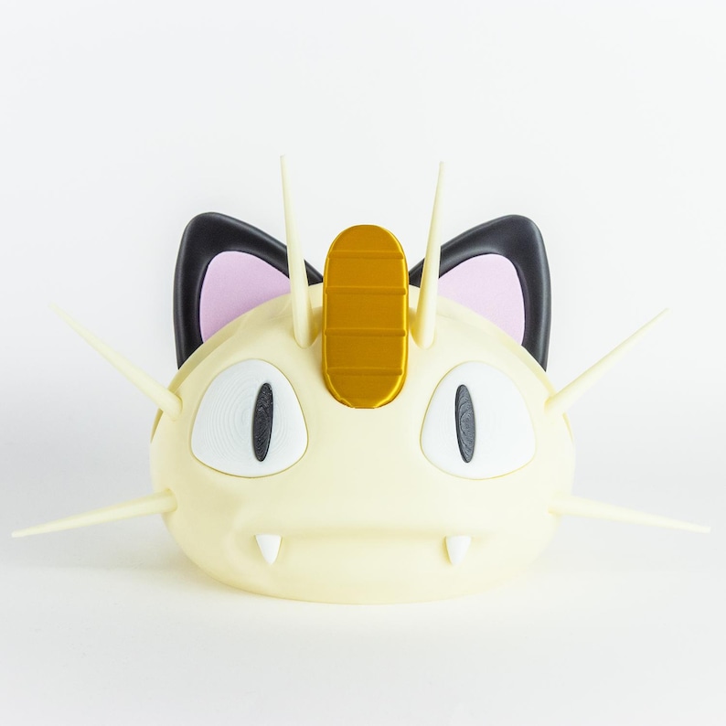 Meowth Pokémon Controller Stand – 3D Printed Gamepad Holder for Xbox – Kanto Decor Dock image 4