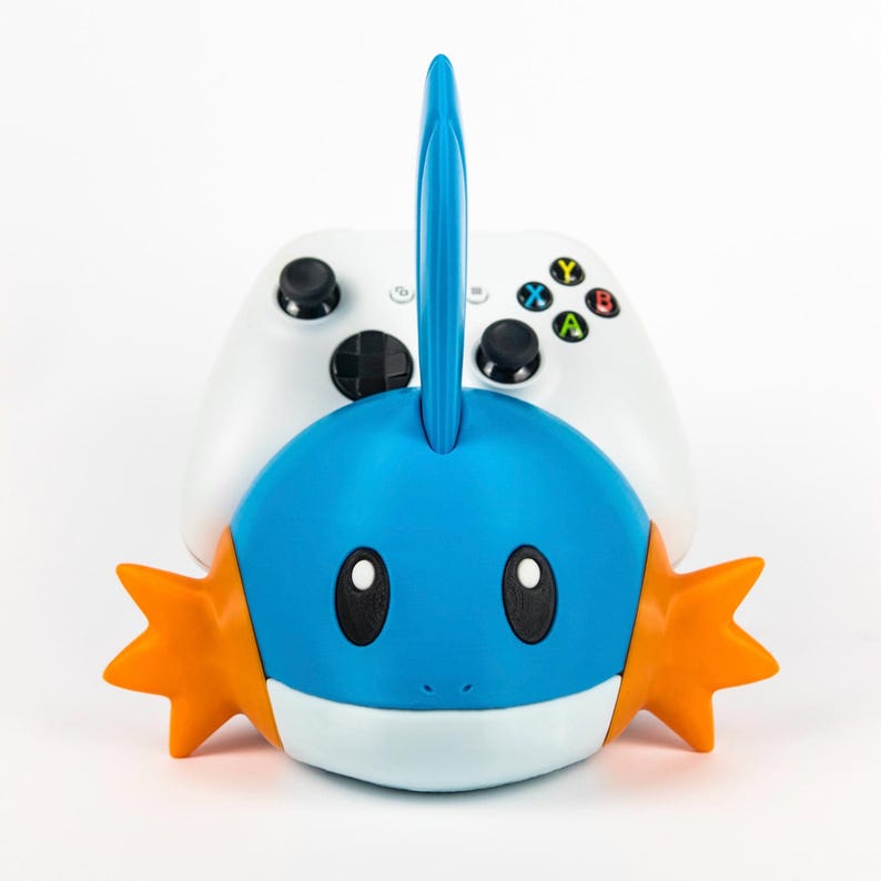 3D Printed Mudkip Controller Stand – Pokémon Gamepad Dock, Water Starter Gift image 5