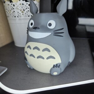 Totoro Pen Holder: 3D Printed Studio Ghibli Desk Organizer image 4