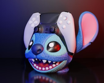 3D Printed Stitch Controller Stand – Disney Gamer Gift