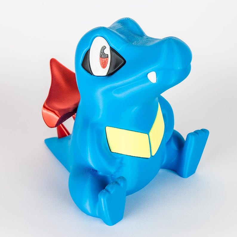 Totodile Controller Stand – 3D Printed Pokémon Gamepad Dock image 5