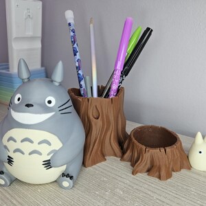 Ensemble porte-stylo et jardinière Totoro – Adorable bureau et décoration d'intérieur image 7