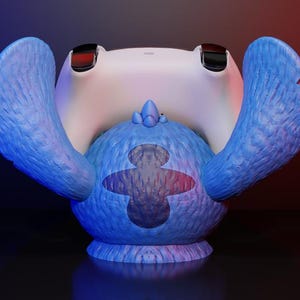 3D Printed Stitch Controller Stand – Disney Gamer Gift image 2