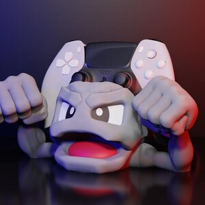3D Printed Geodude Controller Stand – Pokémon Gamer Gift image 5
