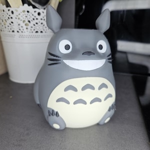 Totoro Pen Holder: 3D Printed Studio Ghibli Desk Organizer image 7