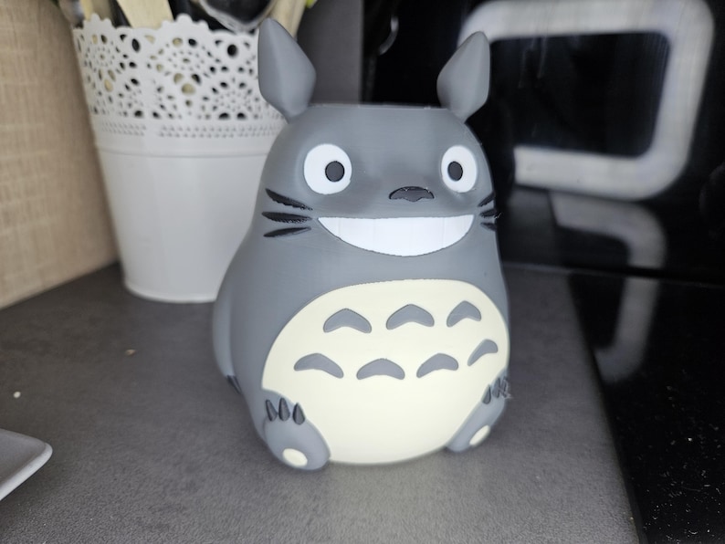 Totoro Pen Holder: 3D Printed Studio Ghibli Desk Organizer image 7